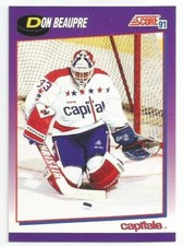 DON BEAUPRE 1991-92 SCORE CARD NM-MT+ CONDITION