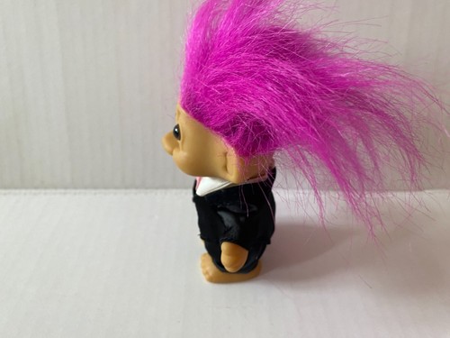 Russ Troll Vintage Bride & Groom Dolls 6" Purple/Pink 90's - read description - Picture 7 of 12