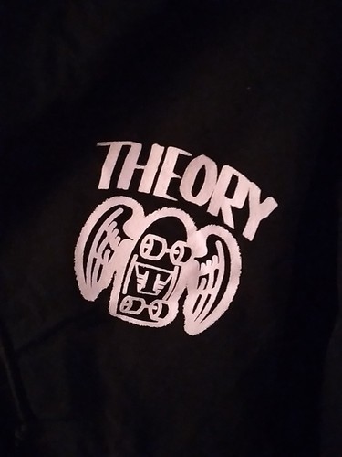 Theory Skateboarding Raincoat/Windbreaker - Size L - Black - Hooded - Picture 4 of 7