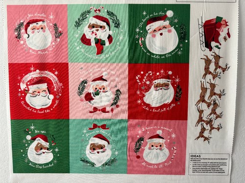 Jill Howarth Twas Panel 23" x 43" ~ Riley Blake Weihnachten Urlaub Santa Stoff - Bild 4 von 7