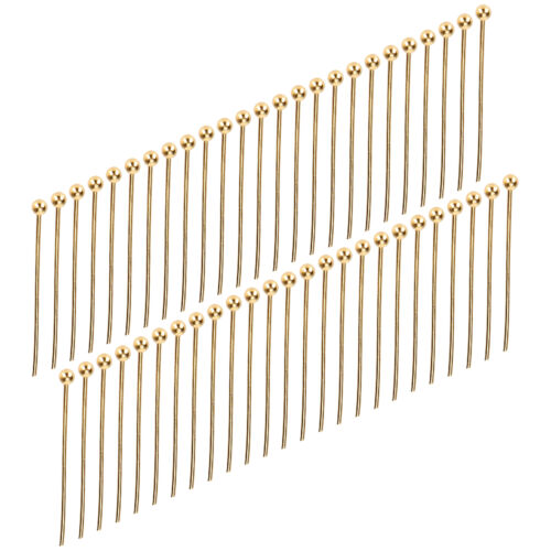 50pcs Ball Head Pins Jewelry Pendant Craft Bead Making Parts Accessory S FAD - Picture 27 of 41