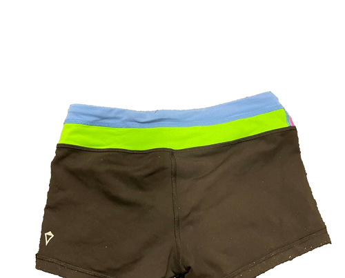 Ivivva by Lululemon Girls Black Shorts Size 12 tight workout shorts - Picture 4 of 5