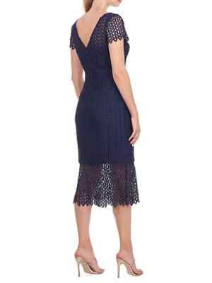 tatum floral lace midi dress Tatum Dress  Kay Unger