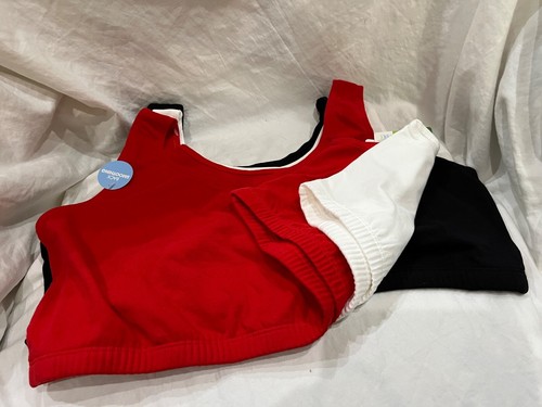 Fruit of the Loom Women's Tank Style Cotton Sports Bra 3-Pack Style-9012 Sz 46 - Picture 8 of 8