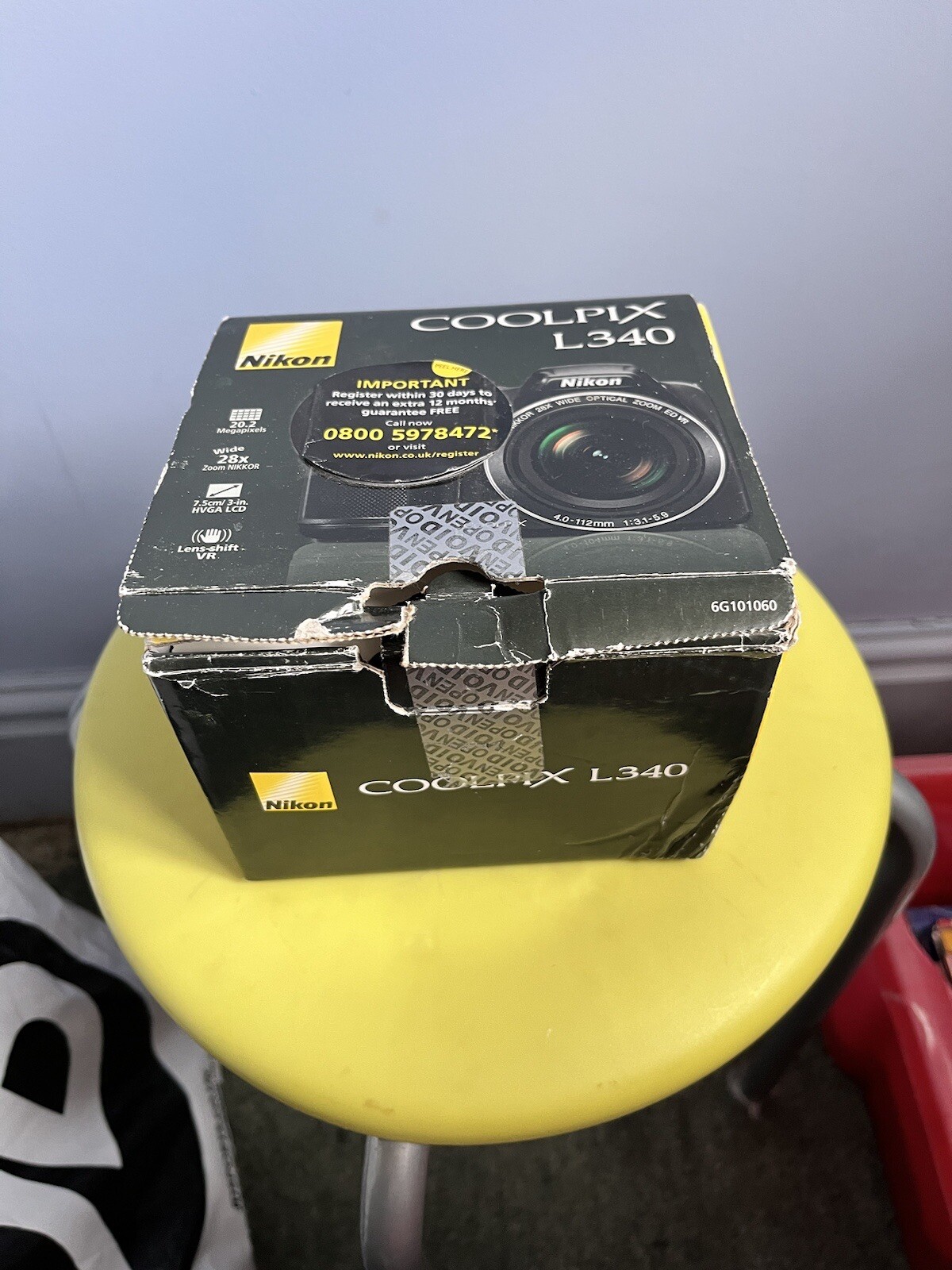 Nikon Coolpix L340 20.2MP Digital Camera 28 x Wide Optical Zoom Boxed