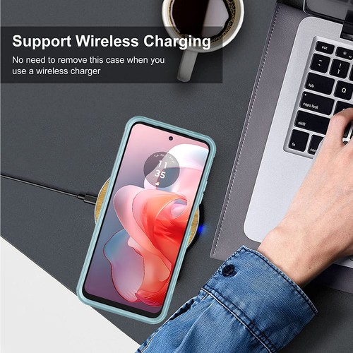 Funda protectora de alta resistencia con protector de pantalla para teléfono Motorola Moto G Power 2024 - Imagen 33 de 47