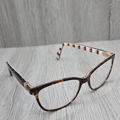 Kate Spade Eyeglasses Pink Striped Tortoise Emilyn 086 Frames 52-16 140 Women