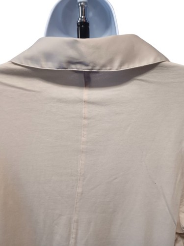 Maglione Daisy Fuentes taglia L blusa con colletto maniche a linguetta arrotolata, panna. L-5 - Foto 5 di 8