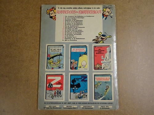 STRIP 1° DRUK UIT 1966 / ROBBEDOES EN KWABBERNOOT N° 18 - QRN OP BRETZELBURG - Picture 2 of 3