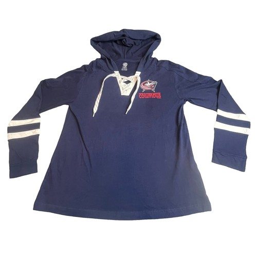 Maillot Columbus Blue Jackets bleu marine pour jeune