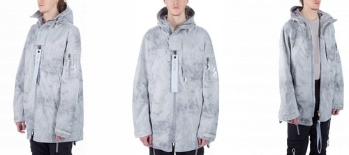 Mens ADIDAS CONSORTIUM x DAY ONE 3L Three-Layer Jacket Stonewashed DWR Coating M - Picture 2 of 24