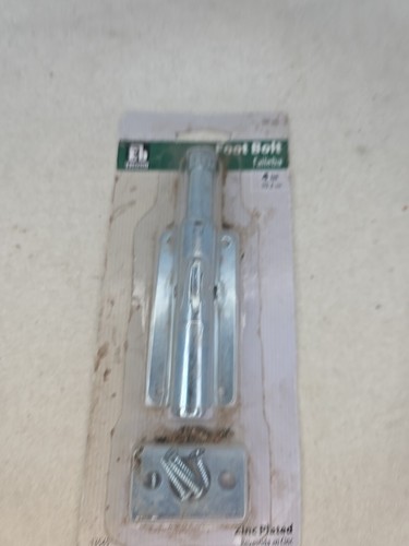 Everbilt Foot Bolt Doorstop Kit Zinc Plated 4" 505 431