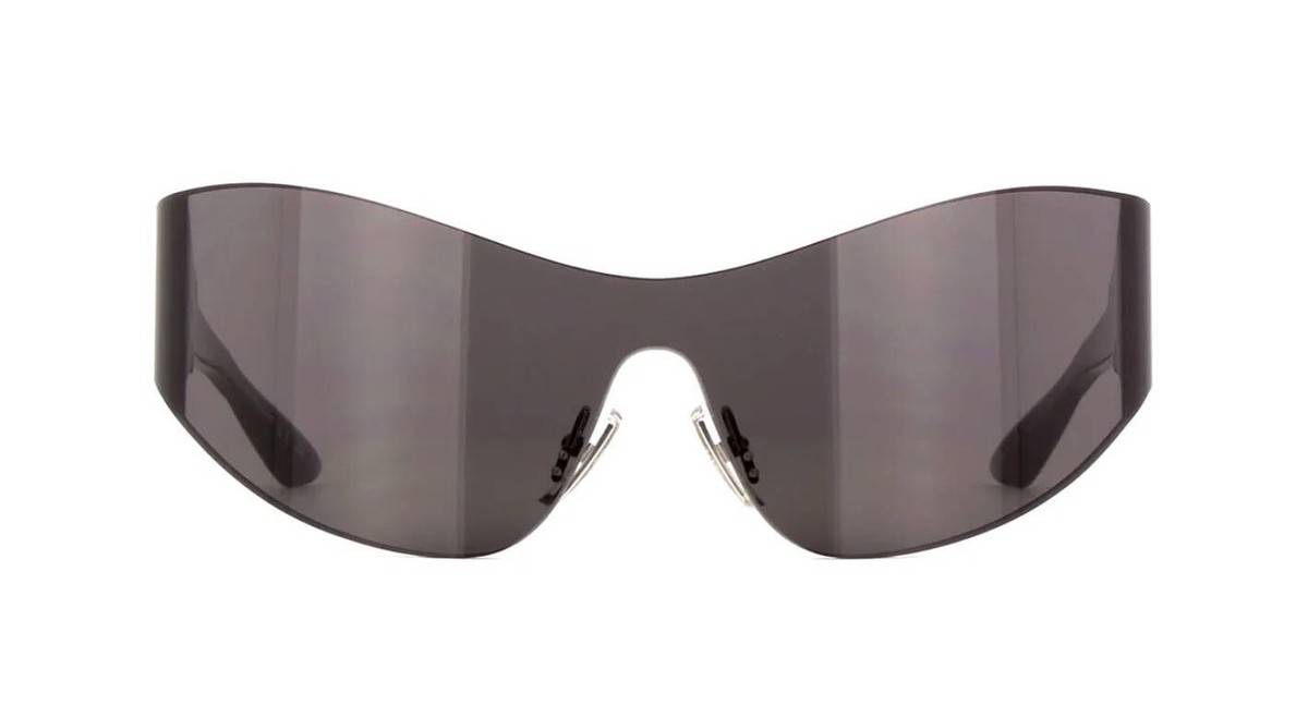 Balenciaga BB0257S Black/Grey (001) Sunglasses | eBay 