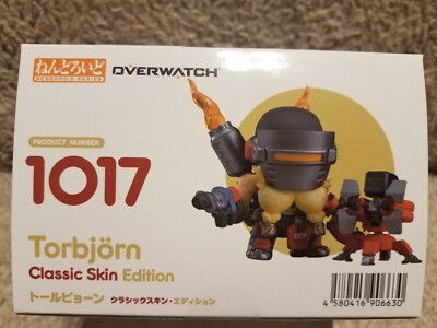 Overwatch Nendoroid Torbjörn Classic Skin Action Figure printed, made of 100% plastic, in gift box