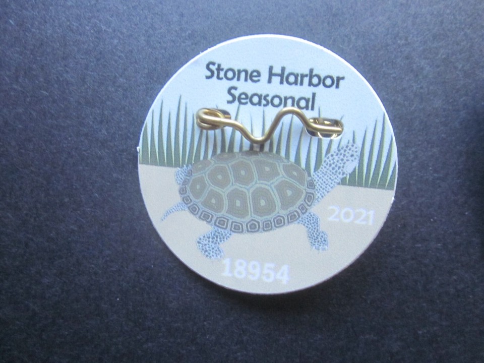 2021 STONE HARBOR NEW JERSEY SEASONAL BEACH BADGE/TAG. 3 YEARS OLD eBay