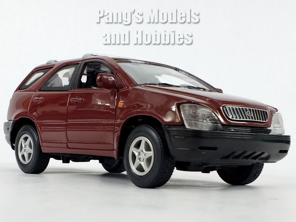 2000 Lexus RX300 1/24 Scale Diecast Model - Red - Burgundy