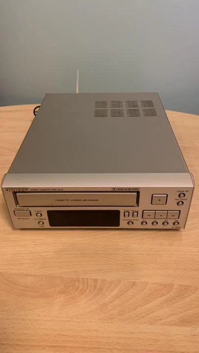 ONKYO K-505-S Stereo Cassette Deck Auto Reverse Dolby B/C NR Music Tested