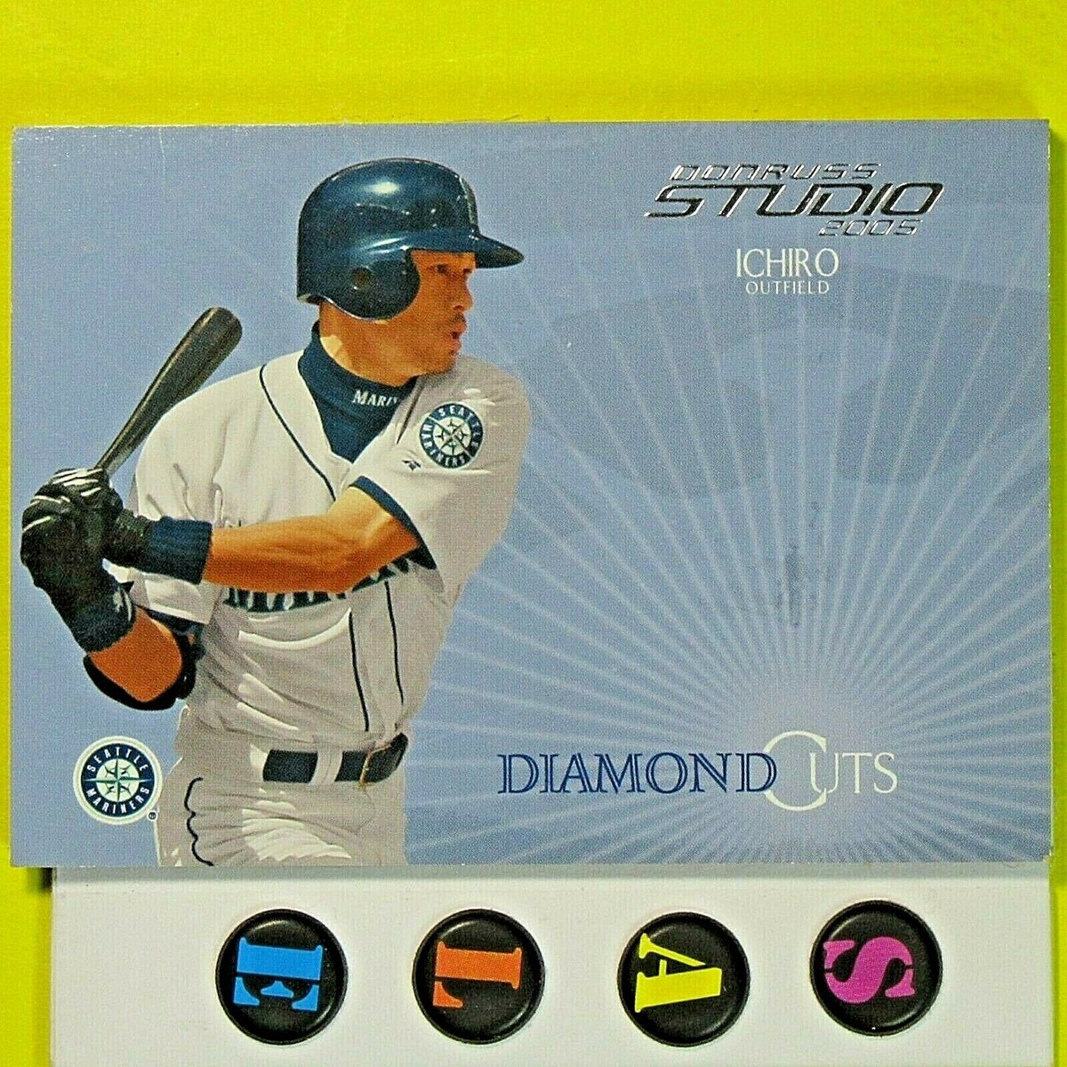 ICHIRO SUZUKI 2005 STUDIO DIAMOND CUTS 0293/1250 #DC13 Seattle