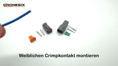 Spactz DT Stecker Set 8-teilig - 2-12 Polig Wasserdicht