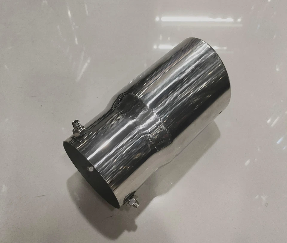 Tubo de escape silenciador punta escape trasero auto para Toyota Land Cruiser 2007-2025 1 pieza SS Foto 3 de 4