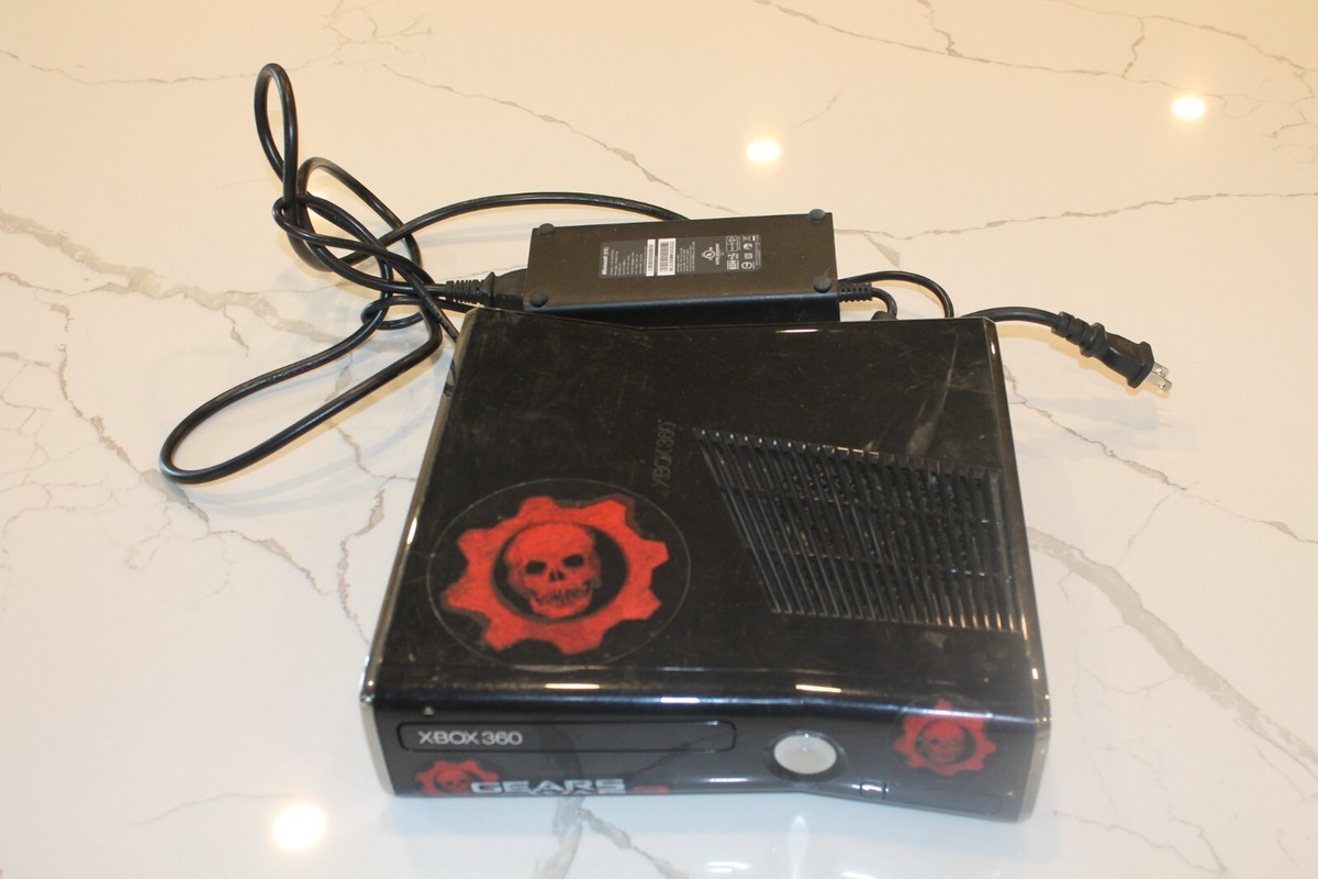 Microsoft Xbox 360 S gears of war limited edition console Microsoft Xbox 360 S gears of war limited edition console