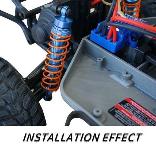 4 piezas amortiguador de metal para 1/10 radiocontrol Traxxas Slash VXL 4x4 2x4 estampida Rustler - Imagen 2 de 17