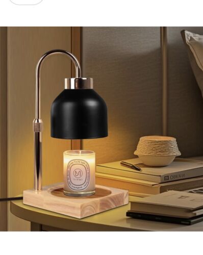 FineFizz candle warmer lamp Black Aromatherapy Candle Melter Dimmer, Timer
