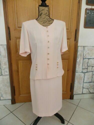 Tailleur Jupe Buenitas Vert Clair – Taille 38, Très Bon état