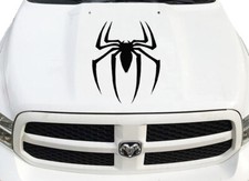 Spider Hood Decal Car Truck Vinyl Decal Premium Vinyl Removable Sticker