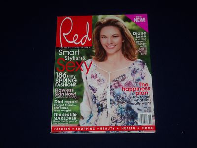 2005 MAY RED (FOR THE BEST THINGS IN LIFE) MAGAZINE -PREMIERE-DIANE LANE-SP 4926