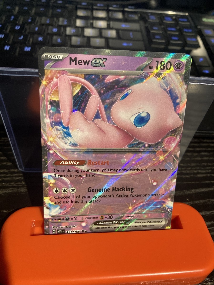 Pokémon 151 - Mew EX - Ultra Rare NM+/MINT - 151/165 | eBay