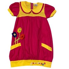 Adorable Spring/Summer Pink/Yellow Bubble Dress Sz 5 Girls
