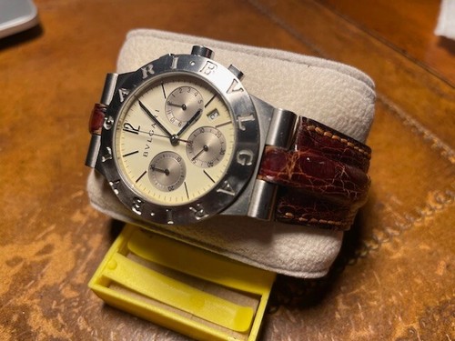 Reloj automático para hombre BVLGARI Diagono Sports CH35S cronógrafo fecha L0553 - Imagen 2 de 16