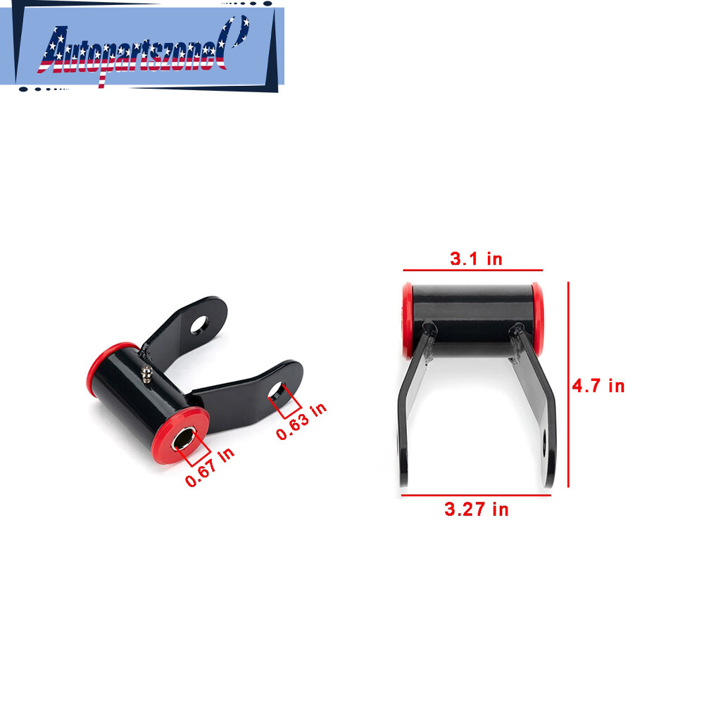 ⭐New For Chevy Rear Shackles Lift Kit 19882018 Silverado 1500 Truck 710515⭐ eBay