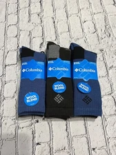Men's Columbia  Wool-Blend Full-Cushioned Crew Socks Size (6-12) 6 Pair