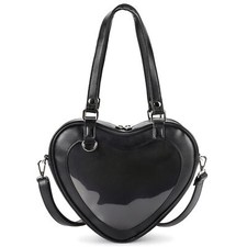 Ita Bag Crossbody Heart Shaped Purse for Anime Pins Display