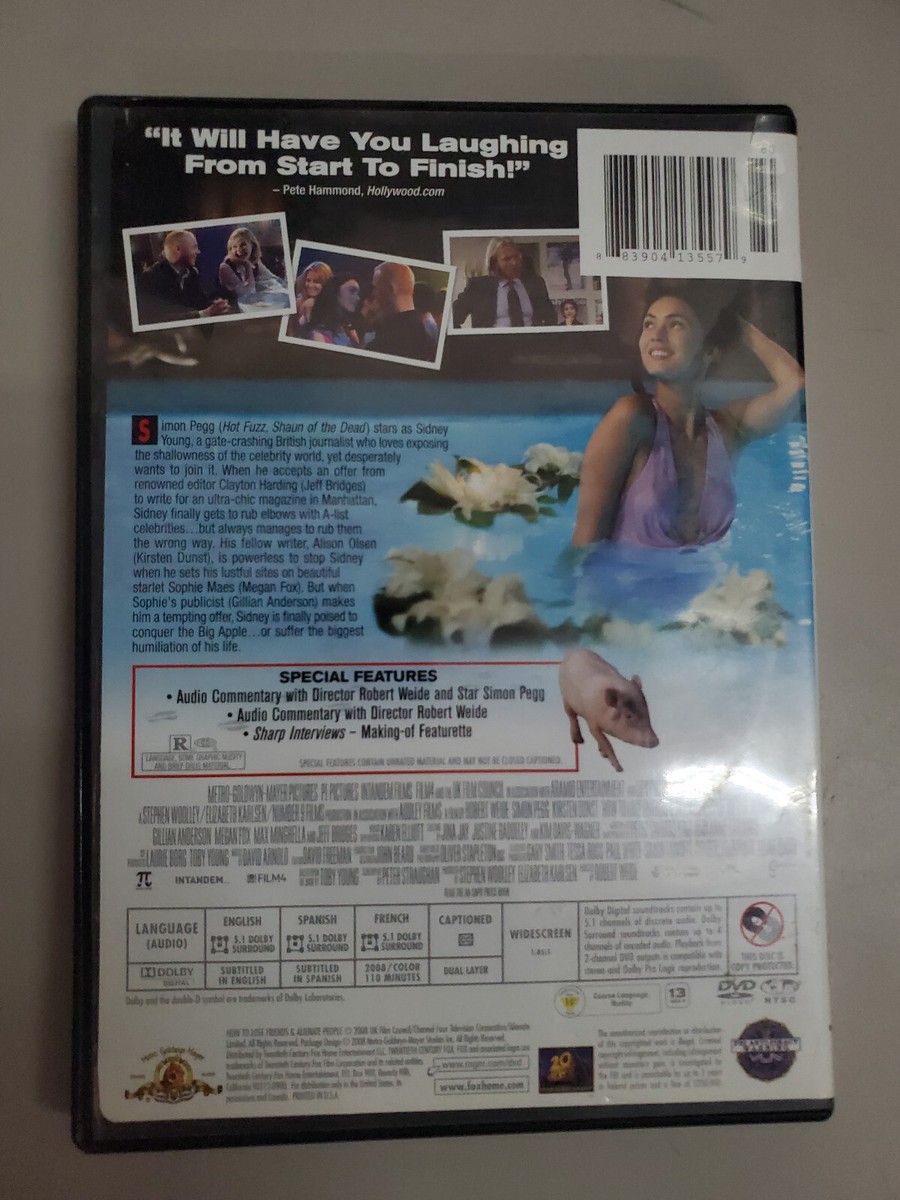 How To Lose Friends & Alienate People - DVD Simon Pegg,Megan Fox