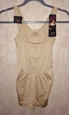 MAIDENFORM Control It WYOB Shiny Nude Firm Seamless Full Slip Dress NEW Womens L