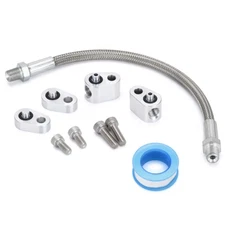 For LS1 Cylinder Head Coolant Steam Port Crossover Throttle Body Hose Kit