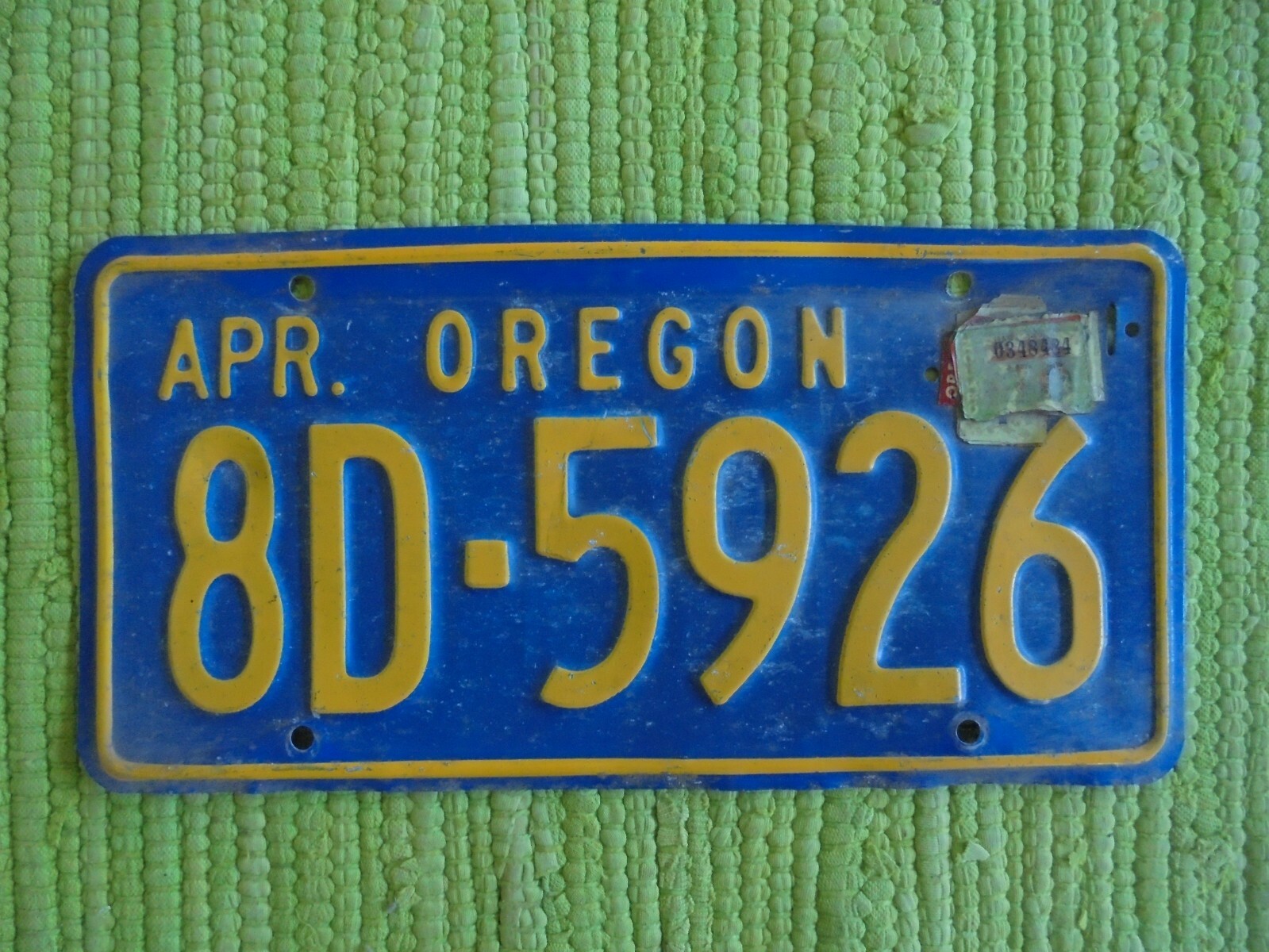 1956 Base Oregon License Plate OR Tag 8D5926 eBay