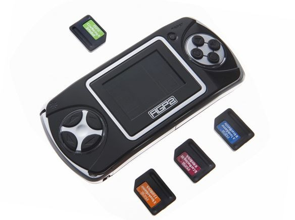 AGP2 Advanced Game Player 2 Handheld Console System + 4 Cartridges