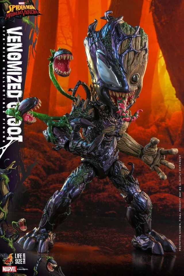 Hot Toys TMS027 Spider-Man Maximum Venom VENOMIZED GROOT 1/6 Scale Figure *NEW!* — 第 4/4 张图片