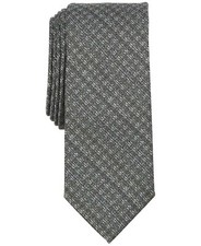 Bar III Men's Slim Skinny Neck Tie Green Milan Solid 2.5" Blade NWT