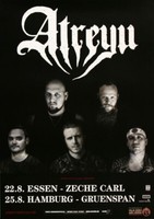 Atreyu - Long Live, Essen & Hamburg 2015 | Konzertplakat | Poster