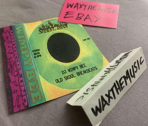 DJ WIMPY BEE old school BREAKBEATS RARE GROOVES SAMPLES cutting RARE MIXTAPE mix - Picture 2 of 3