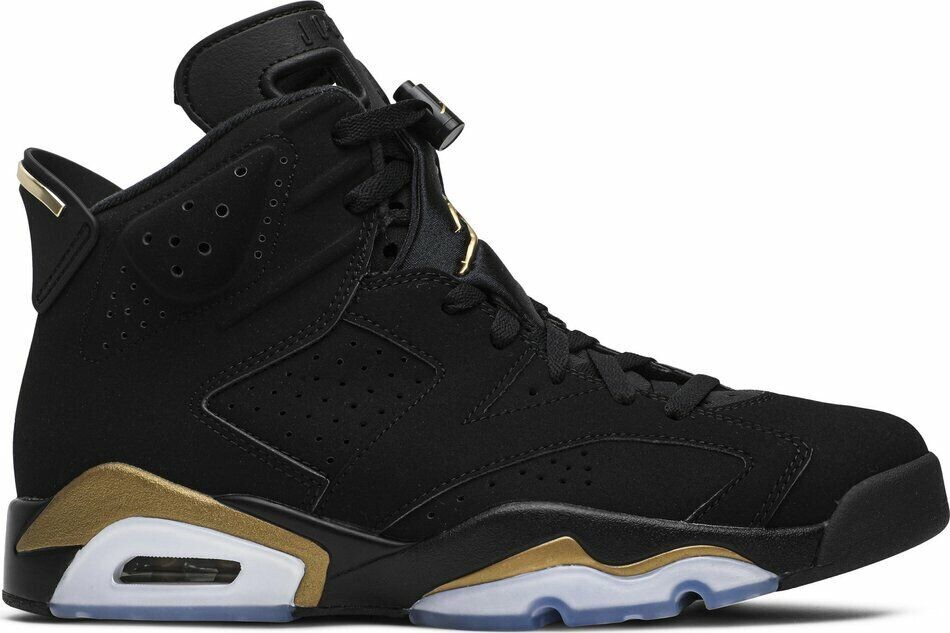 AIR JORDAN 6 RETRO DMP 2020 CT4954-007 BLACK/METALLIC GOLD-BLACK