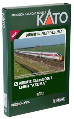 KATO N gauge British Railway Class 800/1 LNER AZUMA 9-car set 10