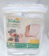 Biloban Waterproof Halo Bassinet Mattress Pad Hypoallergenic PVC Free Ultra Soft
