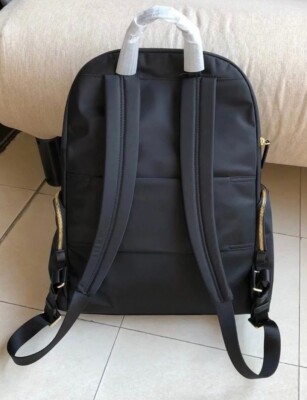 TUMI Voyageur Backpack Carson Black Nylon & Leather Ladies' Bag