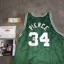 PAUL PIERCE 2000-01 Fleer Legacy Autograph Auto Replica Jersey #/500 Celtics HOF